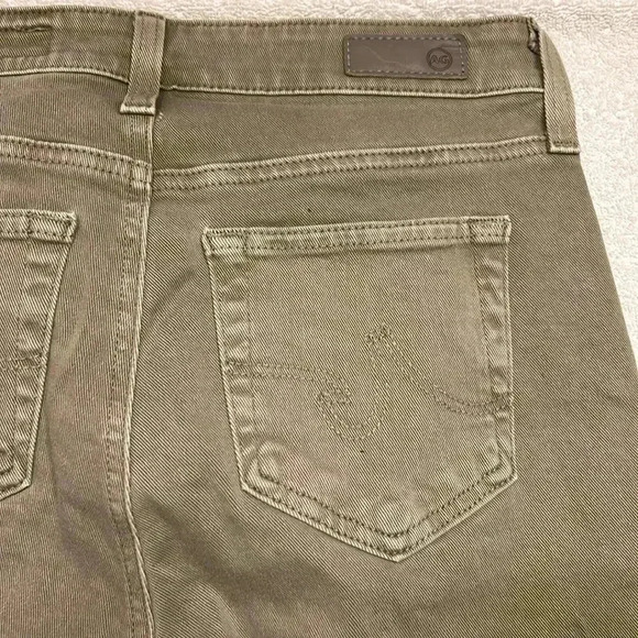 AG Los Angeles Women Mari Crop High Rise Slim Straight  Jeans Size 25 - Picture 6 of 8